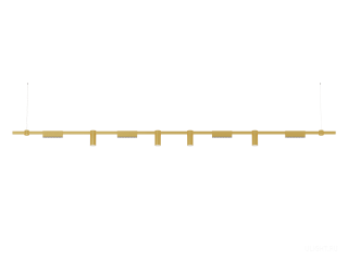 Подвесной светильник HOKASU PL10 (GOLD/3000mm – 190mm/40deg – D55/140mm – 4K/54W)