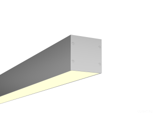 Линейный светильник HOKASU 50/50 U&D ПРОМ NoPS (Anod/3000mm/LT70 — 3K/114W) — БЕЗ БП