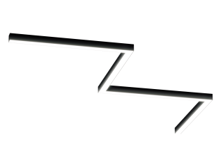 Светильник HOKASU Z 35/40 (RAL9005/4x840mm-90/LT70 — 4K/72W)