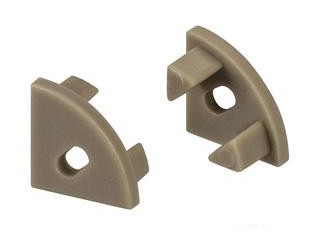 Заглушка SL-KANT-H11 OLIVE GREY c отверстием (Arlight, Пластик)