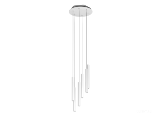 Подвесной светильник HOKASU Tube Cascade (40-320/ral9003 – 42w/4090/15deg)