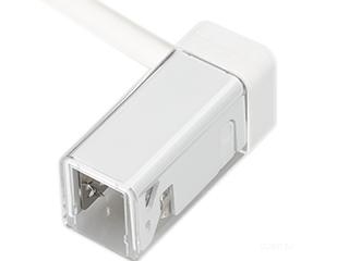 Коннектор питания ARL-MOONLIGHT-1712-CON-POWER-RR-WH (Arlight, Пластик)