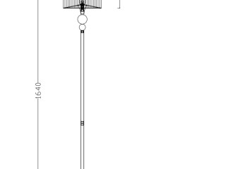 Напольный светильник (торшер) Freya FR5093FL-01CH