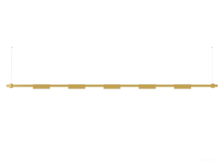 Подвесной светильник HOKASU PL11 (GOLD/2500mm – 200mm/LT70/4K/30W/120deg)