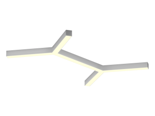 Светильник HOKASU Molecule 35/40 (RAL9003/6x415mm/LT70 — 3K/56W)