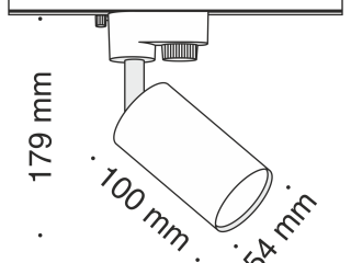 Трековый светильник Technical TR002-1-GU10-W