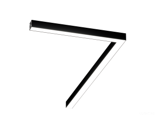 Светильник HOKASU Corner S50 (RAL9005/625x1250mm/LT70 — 4K/39W)