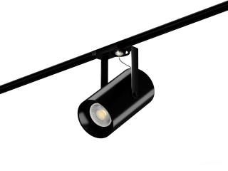 Трековый светильник HOKASU Tube Clip TR2 (85-160/ral9005 – 20w/3090/60deg)
