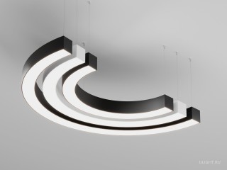 Серия подвесных светодиодных светильников ARC в форме сегмента кольца