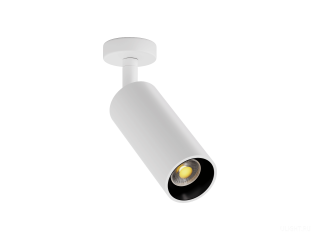 Накладной светильник HOKASU Tube ON (40-100/ral9003 – 7w/3090/36deg)