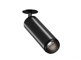 Встраиваемый светильник HOKASU Tube IN Zoom (55-120/ral9005 – 10w/4090/12-50deg)