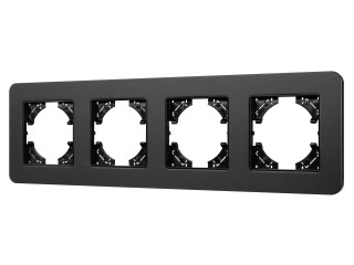 Рамка алюминиевая FRM-AKIRY-SFAL-4-BK (Arlight, -)