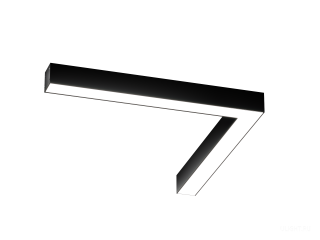 Светильник Угол S50 (RAL9005/625x625mm/LT70 — 4K/26W)