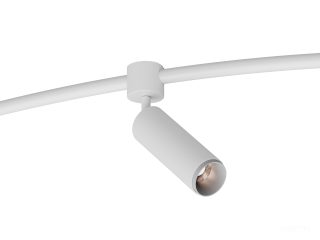 Светильник HOKASU PL12 Tube Zoom (RAL9003/D55/160mm — 4K/10W/12-55deg)