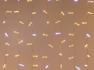 Светодиодная гирлянда ARD-CURTAIN-CLASSIC-2000x1500-CLEAR-360LED-BLINK Warm-White (230V, 60W) (Ardecoled, IP65)