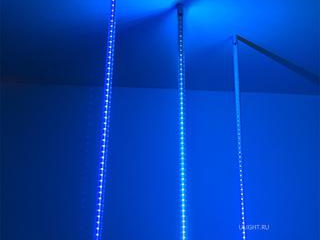 Светодиодная гирлянда ARD-ICEFALL-CLASSIC-D23-1000-CLEAR-96LED-LIVE BLUE (230V, 1.5W) (Ardecoled, IP65)