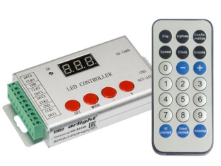 Контроллер HX-802SE-2 (6144 pix, 5-24V, SD-карта, ПДУ) (Arlight, -)