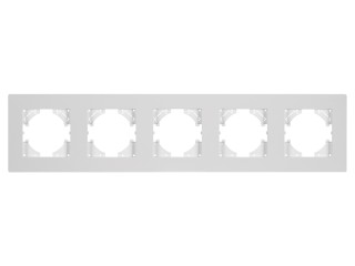 Рамка пластиковая FRM-PERIO-PL-5-WH (Arlight, -)