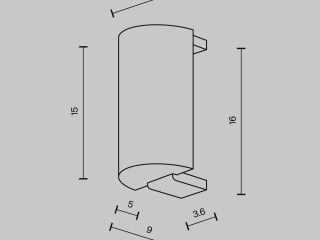 Комплектующие для трековой системы Technical TRA154EC-PT
