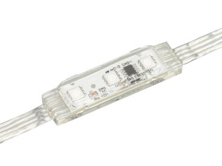Модуль управляемый DMX-B3 12V RGB (0.72W, IP68, 140 deg) (Arlight, Пластик, 3 года)