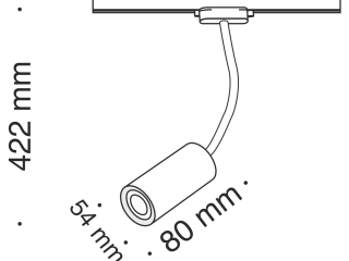 Трековый светильник Technical TR010-1-GU10-W