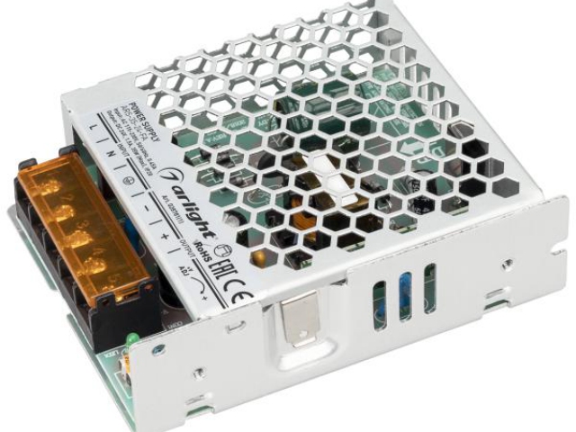Блок питания ARS-35-24-FA (24V, 1.5A, 35W) (Arlight, IP20 Сетка, 3 года) фото:1