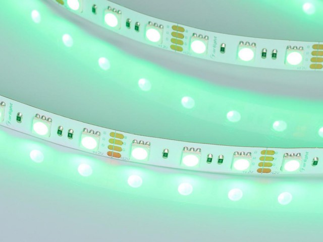Лента RT-B72-10mm 12V RGB (15 W/m, IP20, 5060, 5m) (Arlight, 15 Вт/м, IP20) фото:11