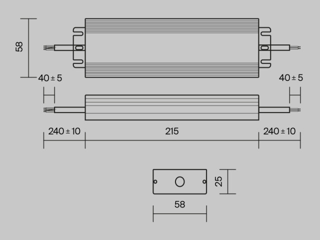 Источник напряжения Technical PSL008-100W-48V-IP67 фото:1