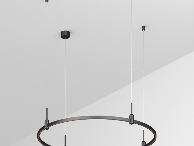 Основание ART-APRIORI-ROUND-HANG-R1000 (BK) (Arlight, IP20 Металл, 3 года) фото:1