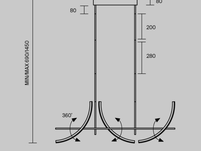 Подвесной светильник Maytoni MOD428PL-L20BK фото:10