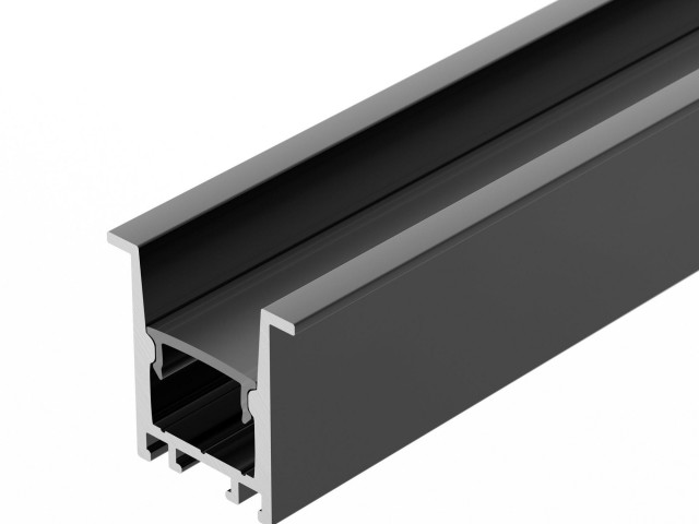 Профиль SL-COMFORT-2322-F-2000 ANOD BLACK (Arlight, Алюминий) фото:12