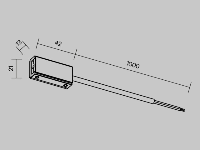 Комплектующие для систем освещения с токоведущими элементами Technical TRA200B-11B-100 фото:7