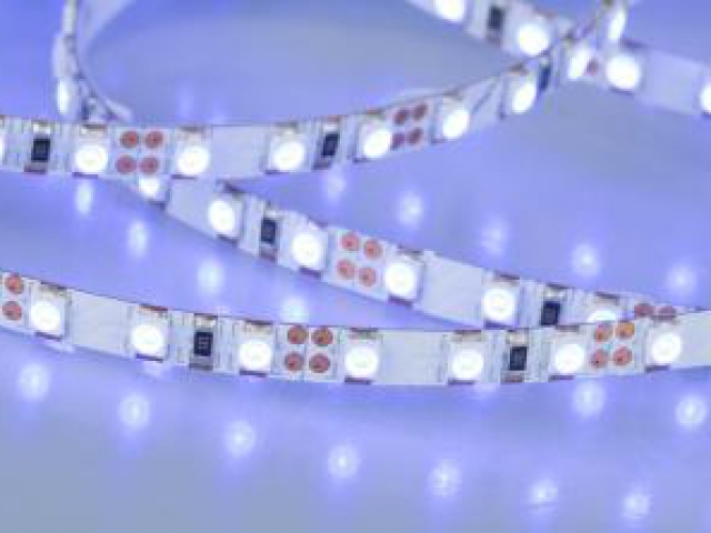 Лента RT 2-5000 12V Blue 5mm 2x (3528, 600 LED, LUX) (Arlight, 9.6 Вт/м, IP20) фото:7