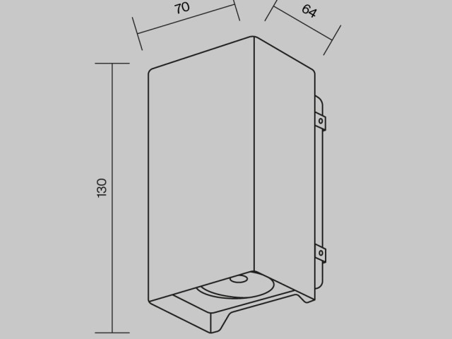 Уличный настенный светильник Outdoor O570WL-L10B3K фото:9