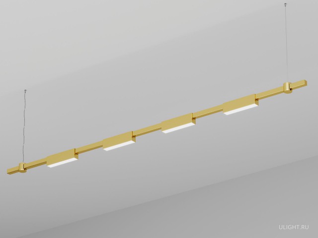 Подвесной светильник HOKASU PL11 (GOLD/2000mm – 200mm/LT70/3K/24W/120deg) фото:2