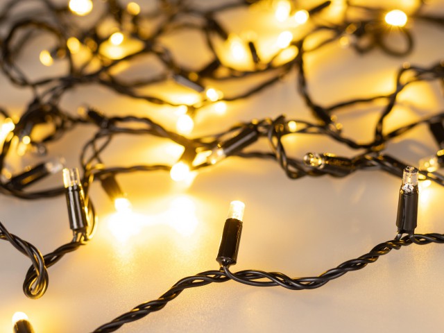 Светодиодная гирлянда ARD-STRING-CLASSIC-1000-BLACK-100LED-PULSE Warm (230V, 7W) (Ardecoled, IP65) фото:4