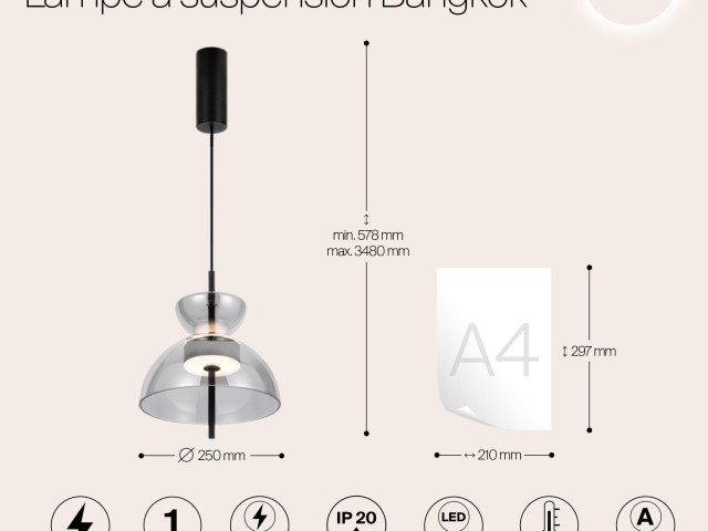 Подвесной светильник Maytoni MOD185PL-L6B3K5 фото:9