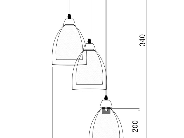Подвесной светильник Freya FR5375PL-03CH2 фото:1
