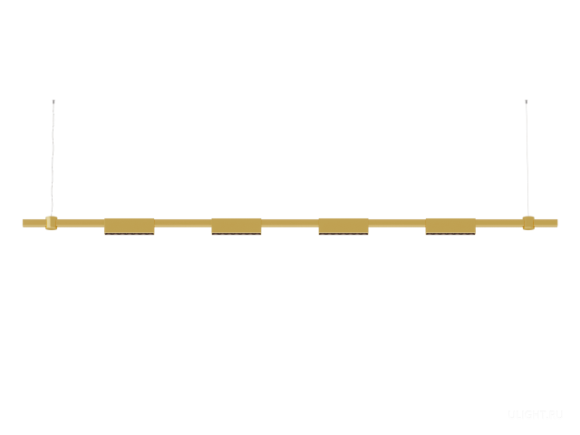 Подвесной светильник HOKASU PL11 (GOLD/2000mm – 190mm/3K/14W/40deg) фото:1