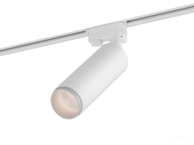 Трековый светильник HOKASU Tube Zoom TR4 (55-120/ral9003 – 10w/3090/12-50deg) фото:1
