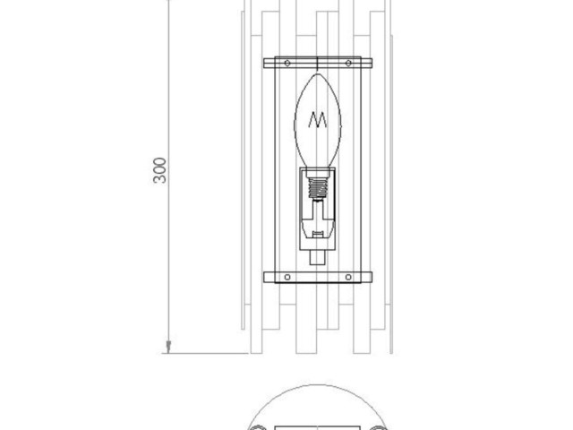 Настенный светильник (бра) Maytoni MOD136WL-01BS фото:2
