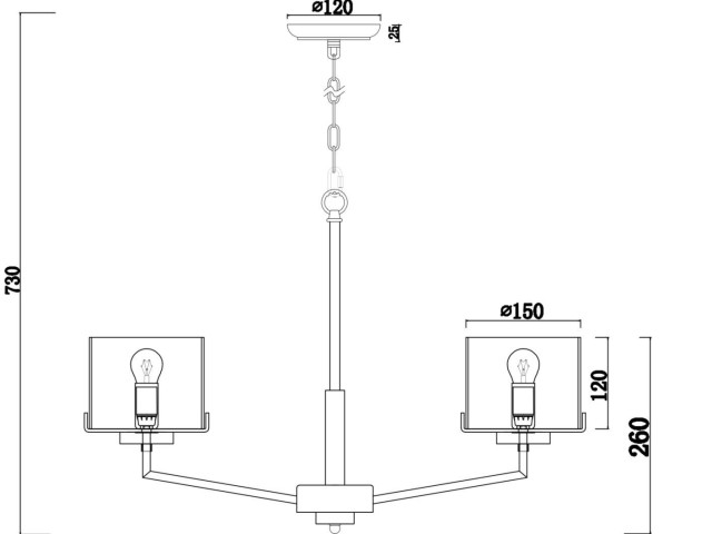 Люстра Freya FR5096PL-05CH фото:1