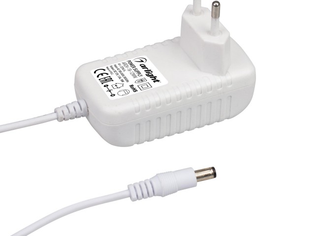 Блок питания ARDV-18-12WW (12V, 1.5A, 18W) (Arlight, Адаптер, 3 года) фото:1