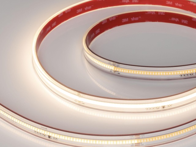 Лента герметичная SPI-COB-PS-X378-14mm 24V Warm3000-PX63-BPT (7 W/m, IP67, 5m) (Arlight, бегущий огонь) фото:2