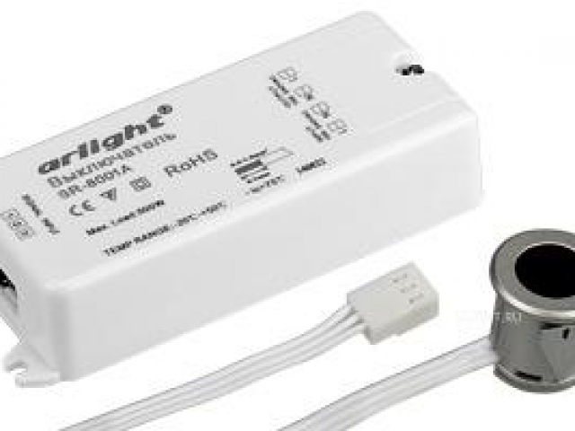 ИК-датчик SR-8001A Silver (220V, 500W, IR-Sensor) (Arlight, -) фото:2