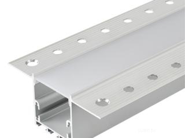 Профиль с экраном SL-LINIA32-FANTOM-2500 ANOD+FROST (Arlight, Алюминий) фото:6