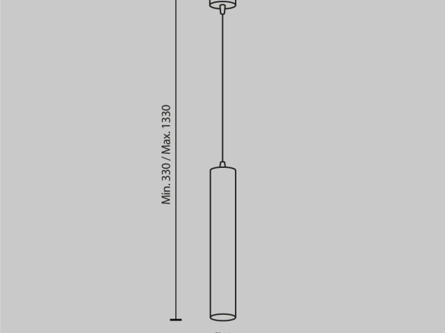 Подвесной светильник Technical P072PL-L12W3K-BS фото:2