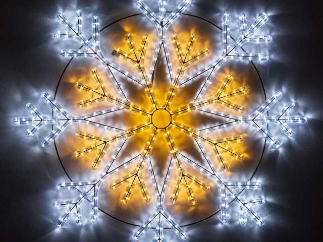 Фигура ARD-SNOWFLAKE-M12-900x900-576LED White/Warm (230V, 36W) (Ardecoled, IP65) фото:2
