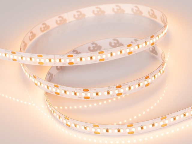 Лента MICROLED-M300-8mm 24V Warm3000 (8 W/m, IP20, 2216, 5m) (Arlight, Открытый) фото:5