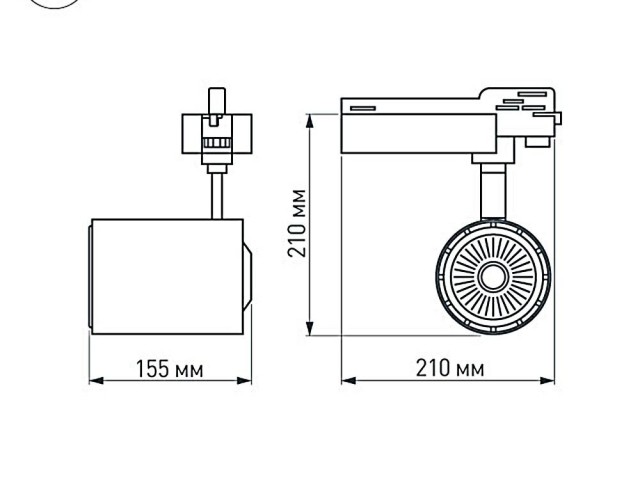 Светодиодный светильник LGD-1530BK-30W-4TR White 24deg (Arlight, IP20 Металл, 3 года) фото:6